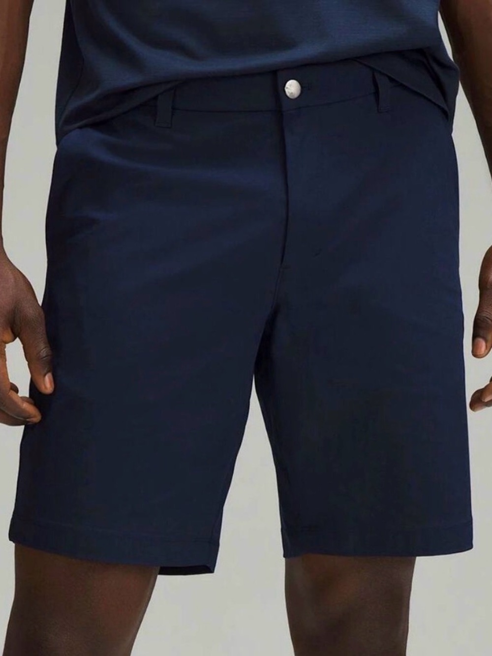Lululemon Men’s Navy Performance Shorts Size 38 Stretch Golf Casual